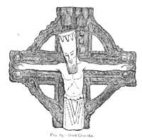 Old Irish cross at Tuam