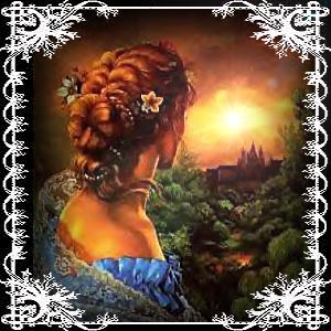 Woman Looking into the sunset