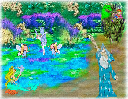 Willow Secrets pond  created by Kitten