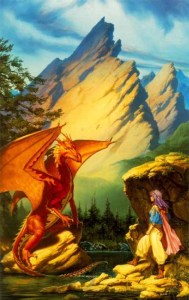 Red and Orange Dragon