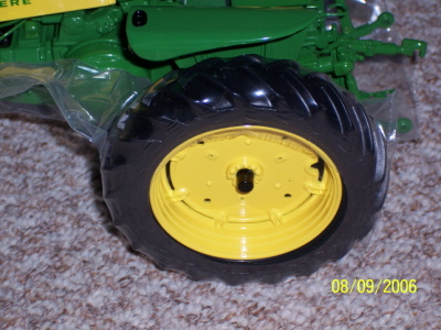 Left rear wheel