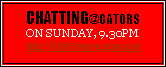 Text Box: CHATTING@CATORS ON SUNDAY, 9.30PMhttp://66367.myshoutbox.com