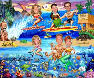 Gibson/Waltenburg Family Vacation Portrait