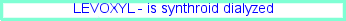 Cytomel synthroid