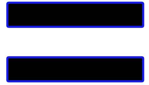 signo de igual ya que la consecuencias del texto superor son igual al texto inferior