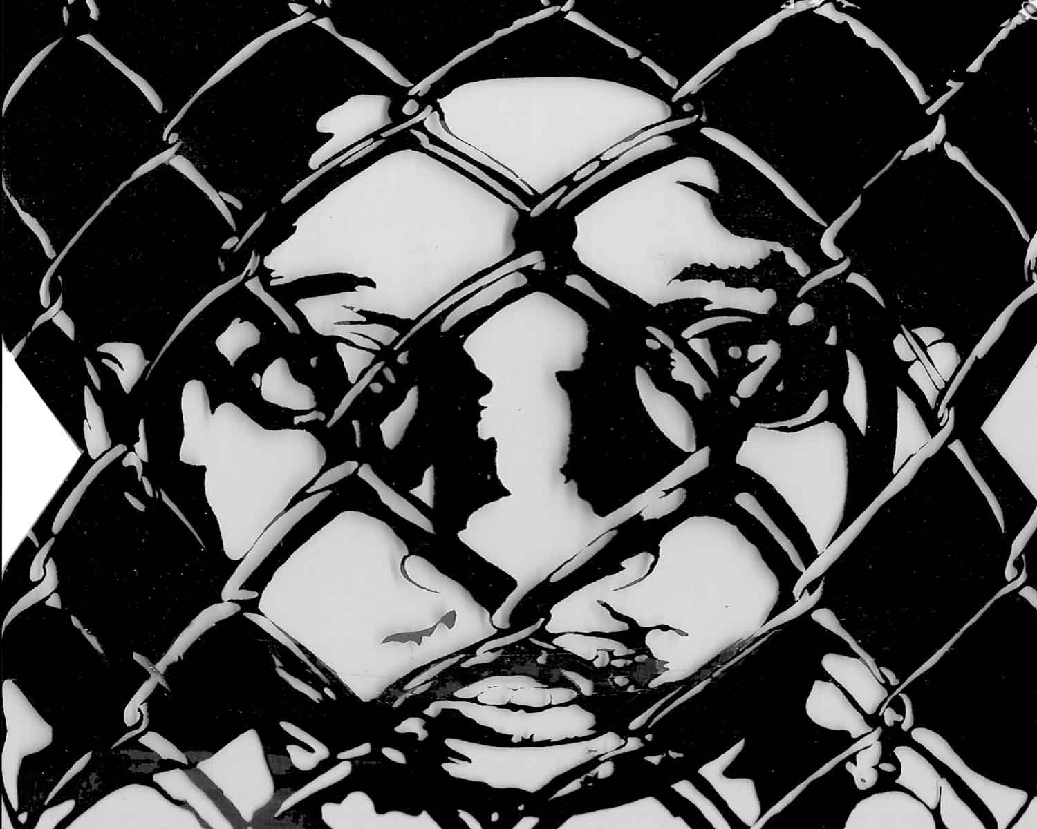 MASCARA HIERRO QUE NOS DETIENE EN EL TIEMPO Y NOS PROTEHJE EL ESPACIO