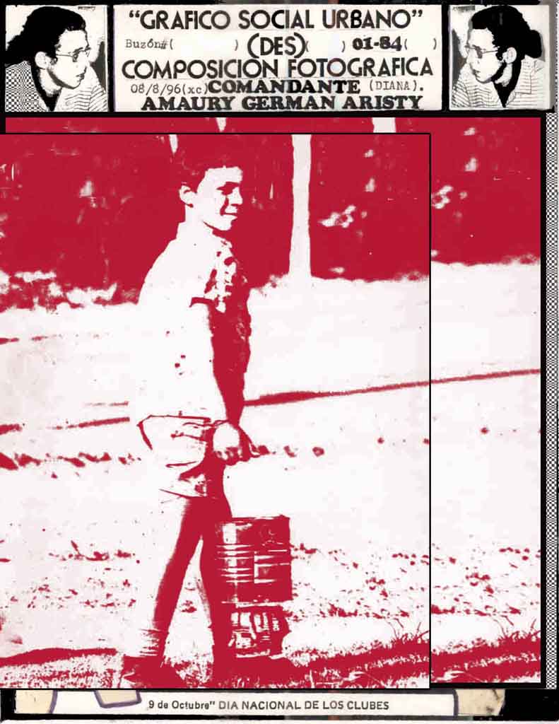 VENTANA (DES) COMPOSICION FOTOGRAFICA #44 (NI&Ntilde;OS TRABAJANDO VENDIENDO MANI-CERO"