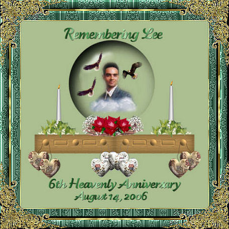 A gift from Linda for Lee's 6th Heavenly Anniversary