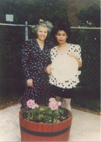 My Grandmother and I on the day of my H.S. Graduation...