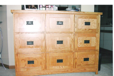Oak chest