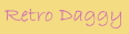 Retro Daggy -- Retro Backgrounds by Farrah Tate