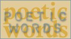 poetic words