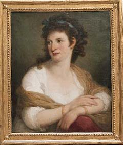Maddalena Riggi, 'die sch�ne Mail�nderin': ein r�misches Missverst�ndnis (�lbild von Angelika Kauffmann, 1795) 