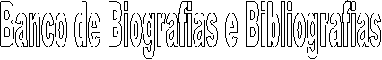 Banco de Biografias e Bibliografias