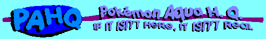 PAHQ - Pok�mon Aqua Headquarters - Logo by Chaz.