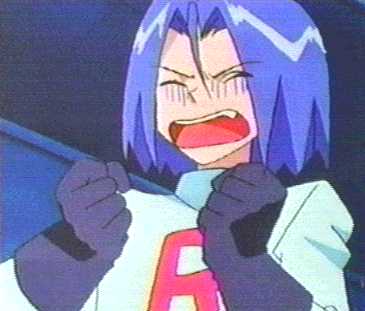 The purple face lines always mean trouble...