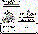 capturing MissingNo