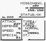 MissiNgo's status screen