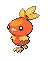 TORCHIC sticks with its TRAINER, following behind with unsteady steps. This POK�MON breathes fire of over 1,800 degrees F, including fireballs that leave the foe scorched black.
