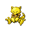 ABRA sleeps for eighteen hours a day. However, it can sense the presence of foes even while it is sleeping. In such a situation, this POK�MON immediately teleports to safety.
