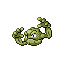 The longer a GEODUDE lives, the more its edges are chipped and worn away, making it more rounded in appearance. However, this POK�MON's heart will remain hard, craggy, and rough always.
