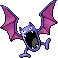 GOLBAT loves to drink the blood of living things. It is particularly active in the pitch black of night. This POK�MON flits around in the night skies, seeking fresh blood.

