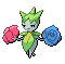 ROSELIA shoots sharp thorns as projectiles at any opponent that tries to steal the flowers on its arms. The aroma of this POK�MON brings serenity to living things.
