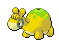 NUMEL is extremely dull witted - it doesn't notice being hit. However, it can't stand hunger for even a second. This POK�MON's body is a seething cauldron of boiling magma.
