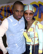 Kirk Franklin and his wife
