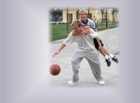 Nick & Aaron, basketball