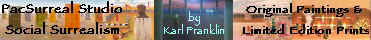 social surrealism by self-taught artist Karl Franklin