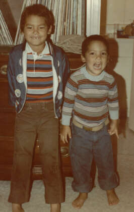 Ira with his older brother Jackson