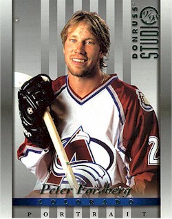 On a Donruss Hockey card