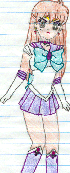 This is the Senshi that Alicia RPs as with her friends, Her name is Sailor Lollipop. I actually like the way this was colored