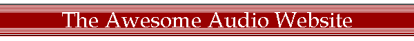 The Awesome Audio Website