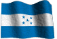 bandera de honduras  ondeando