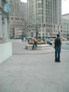 Steve Sk8ing in Chicago