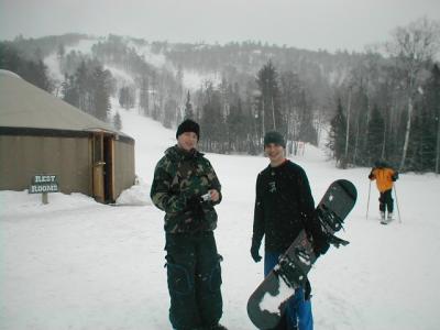 Me and Steve at Mount Bohemia