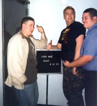 in the dressing room