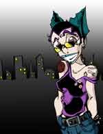 Punk Chick Colouring 2