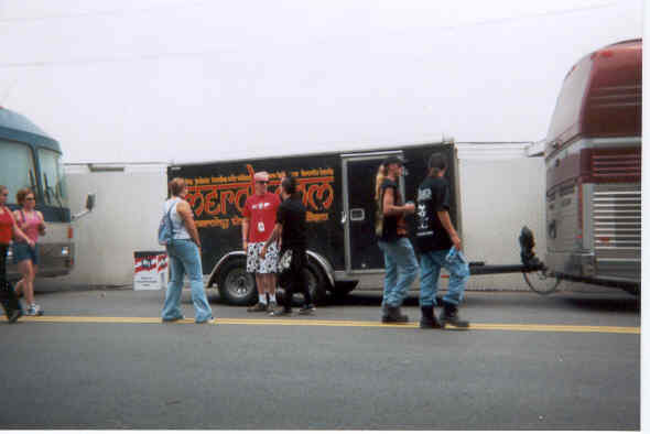 Benji talking to a friend