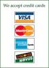 We Accept Credit Cards