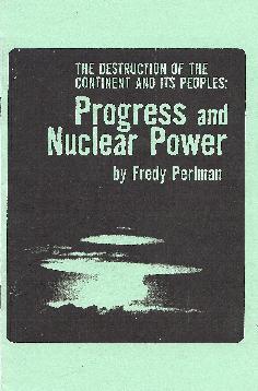 Progress and Nuclear Power