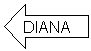 Left Arrow: DIANA