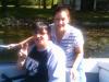 my dad & me  on the boat