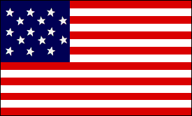 15 Star Flag of the U.S.A.