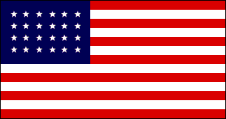 24 Star Flag of the U.S.A.