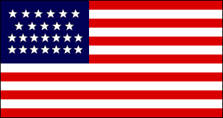 25 Star Flag of the U.S.A.