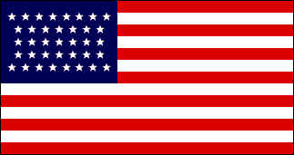 37 Star Flag of the U.S.A.