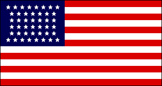 44 Star Flag of the U.S.A.